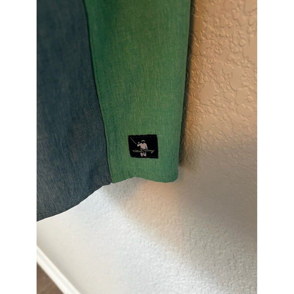 William Murray Golf Murray Classic Colorblock Short Sleeve Button Down Shirt M - Picture 7 of 9
